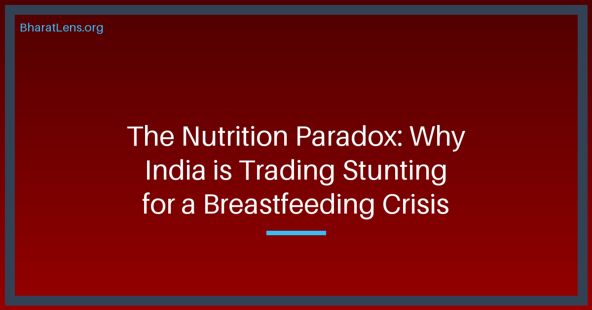 The Nutrition Paradox: Why India is Trading Stunting for a Breastfeeding Crisis