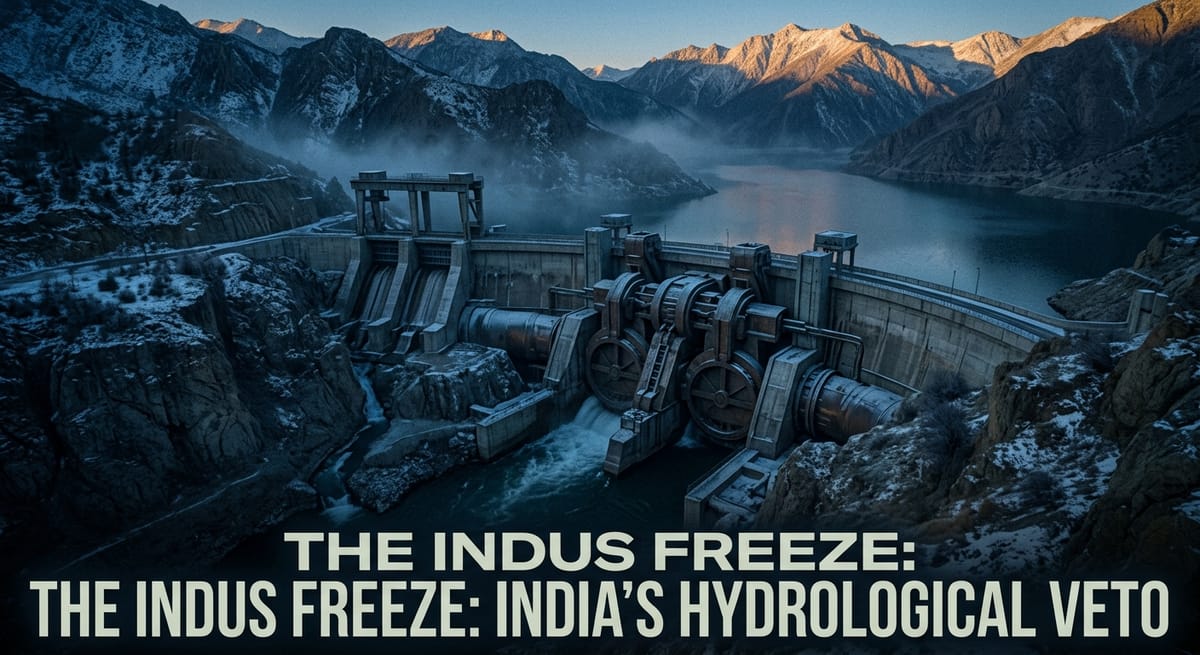 The Indus Freeze: Why India’s Hydrological Veto is the New Frontier of Post-Pahalgam Diplomacy