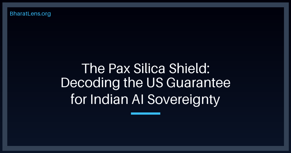 The Pax Silica Shield: Decoding the US Guarantee for Indian AI Sovereignty