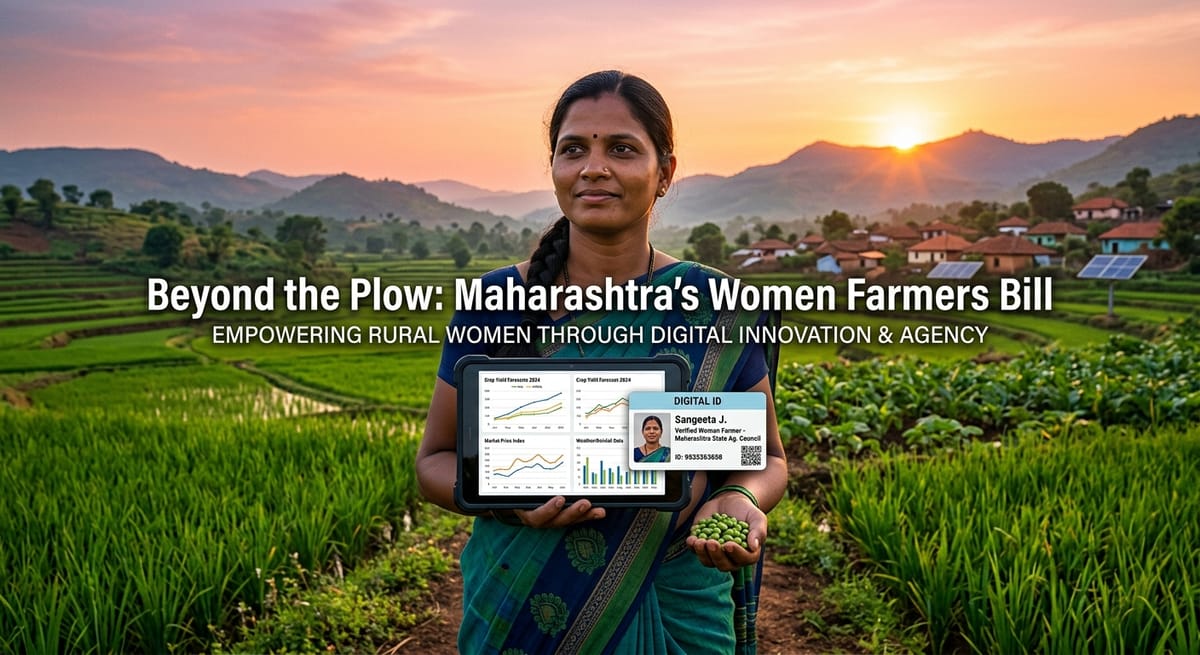 Maharashtra’s Women Farmers Bill: Decoupling Labor from Land Ownership