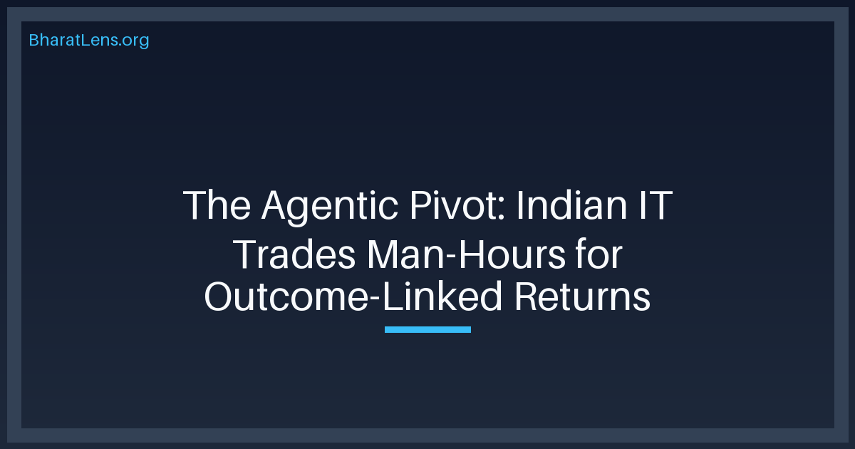 The Agentic Pivot: Indian IT Trades Man-Hours for Outcome-Linked Returns