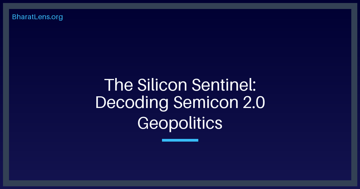 The Silicon Sentinel: Decoding the Geopolitical Risk in India’s Semicon 2.0