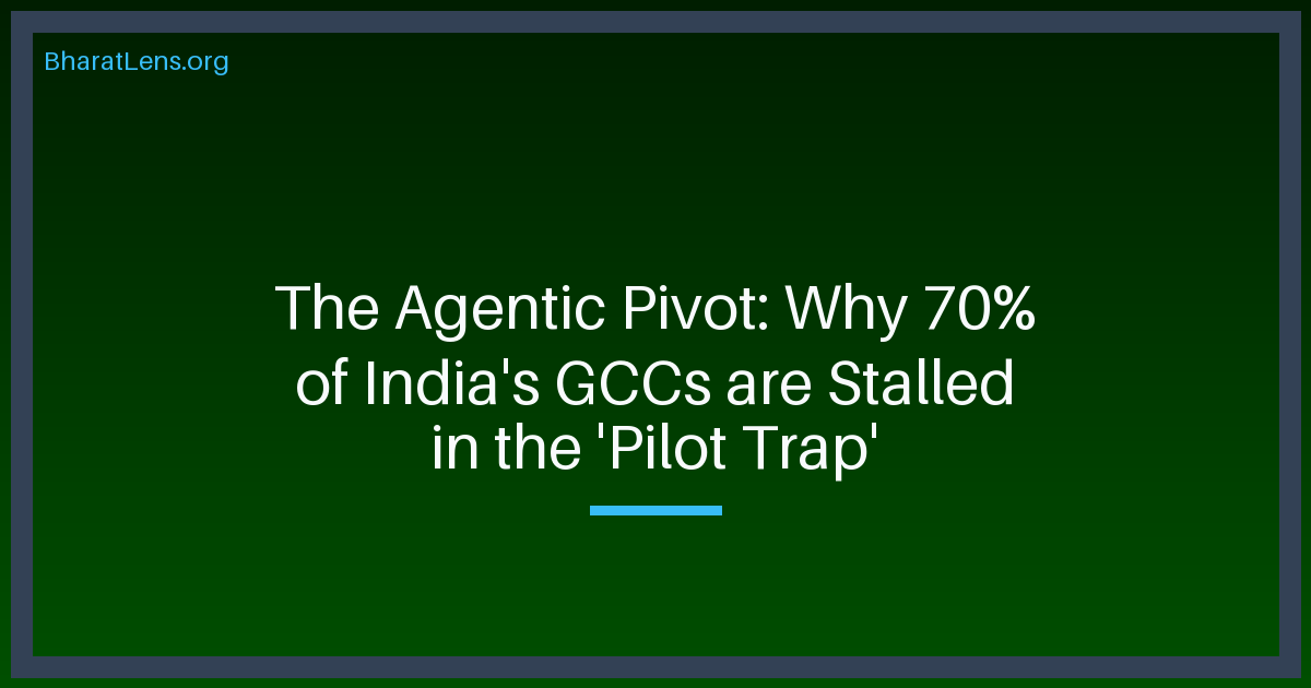 The Agentic Pivot: Why 70% of India's GCCs are Stalled in the 'Pilot Trap'