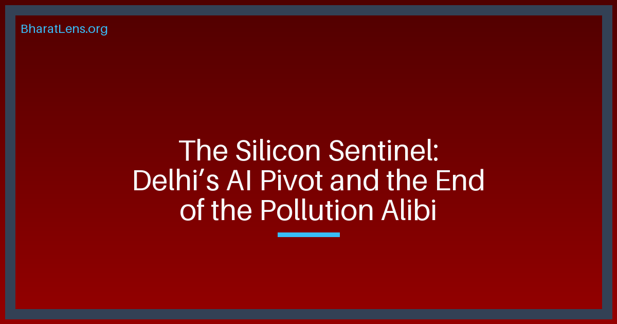 The Silicon Sentinel: Delhi’s AI Pivot and the End of the Pollution Alibi