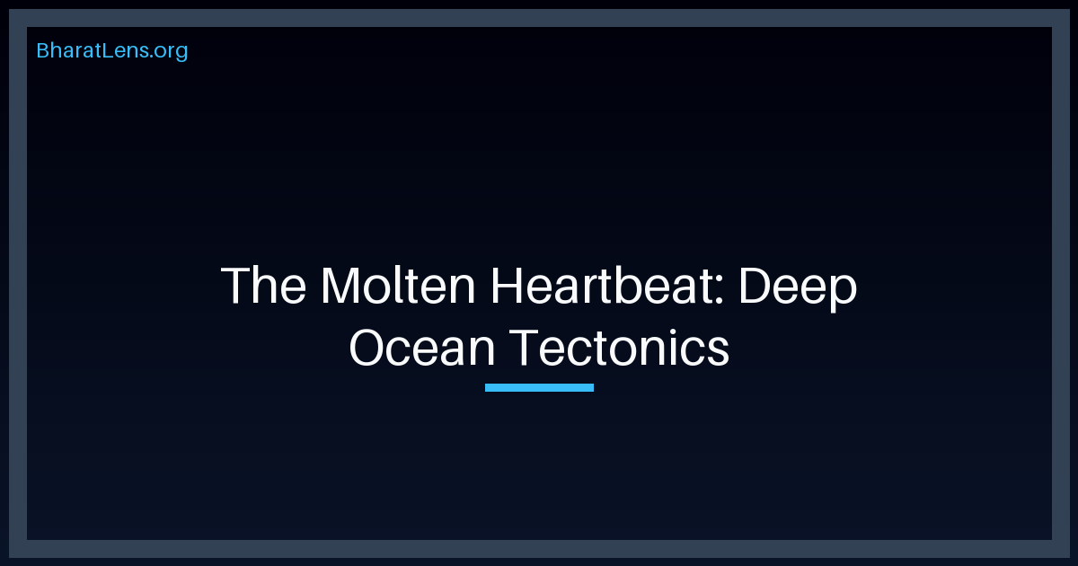 The Molten Heartbeat: NCESS Maps the Hidden Tectonics of the Indian Ocean